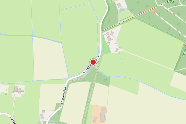 Brandweer-melding op van Balverenlaan, Leur op 28 juni, kaart-overzicht