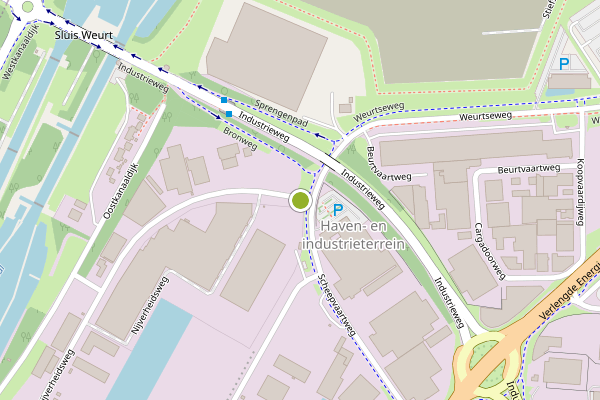 Ambulance-melding op Nijverheidsweg, Nijmegen op 28 juni, kaart-overzicht