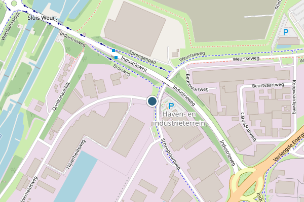 Politie-melding op Nijverheidsweg, Nijmegen op 28 juni, kaart-overzicht