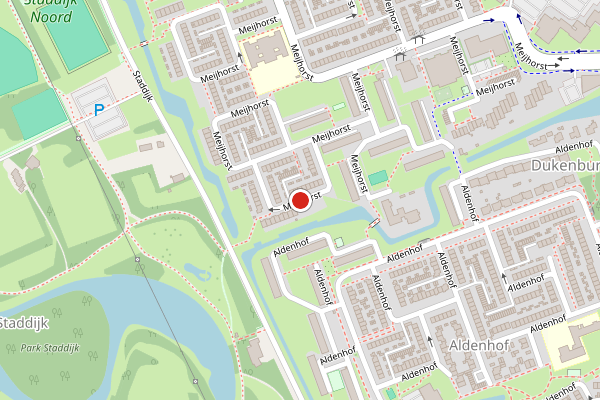 Brandweer-melding op Meijhorst, Nijmegen op 29 juni, kaart-overzicht