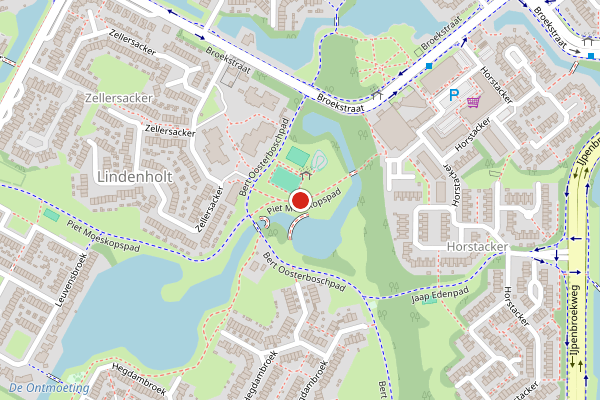Brandweer-melding op Piet Moeskopspad, Nijmegen op 30 juni, kaart-overzicht
