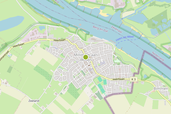 Ambulance-melding op Millingen aan de Rijn op 4 juli, kaart-overzicht