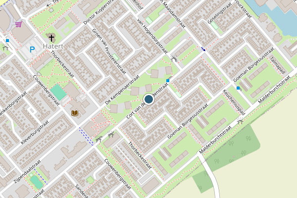 Politie-melding op Cort van der Lindenstraat, Nijmegen op 7 juli, kaart-overzicht