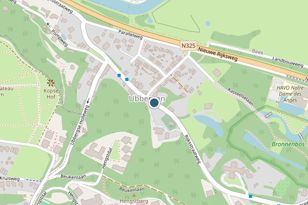 Politie-melding op Rijksstraatweg, Ubbergen op 7 juli, kaart-overzicht