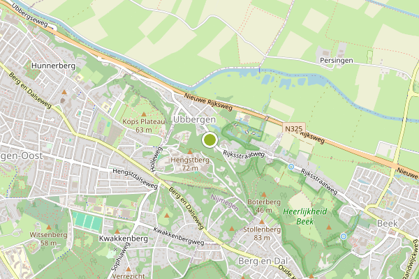 Ambulance-melding op Ubbergen op 6 juli, kaart-overzicht