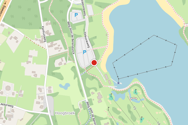 Brandweer-melding op Weg door de Berendonck, Wijchen op 7 juli, kaart-overzicht