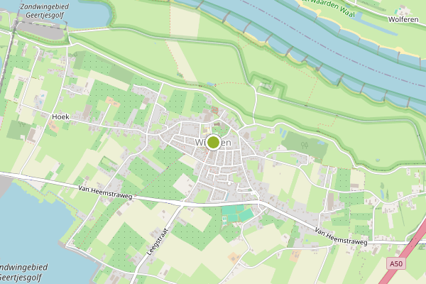 Ambulance-melding op Winssen op 10 juli, kaart-overzicht