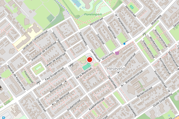 Brandweer-melding op Danielsplein, Nijmegen op 13 juli, kaart-overzicht