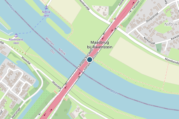 Politie-melding op A50 Li, Niftrik op 14 juli, kaart-overzicht