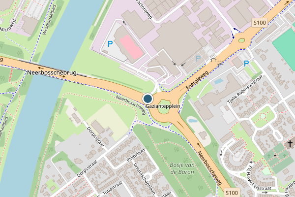 Politie-melding op Neerbosscheweg, Nijmegen op 15 juli, kaart-overzicht