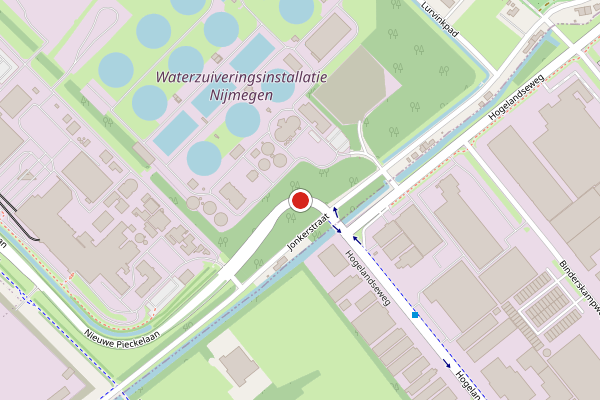Brandweer-melding op Nieuwe Pieckelaan, Weurt op 15 juli, kaart-overzicht