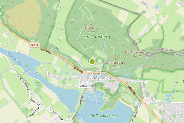 Ambulance-melding op Plasmolen op 4 juli, kaart-overzicht