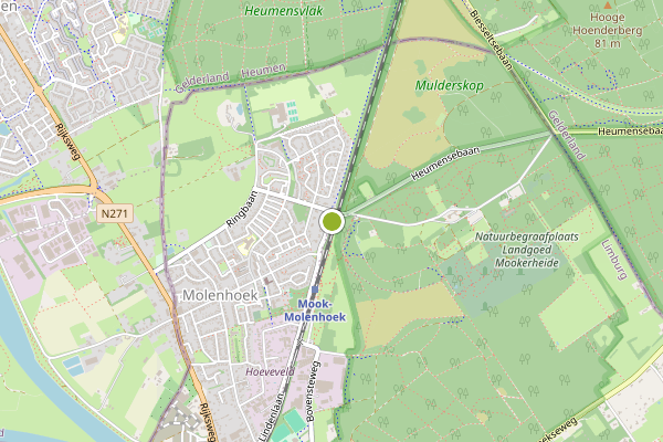 Ambulance-melding op Molenhoek op 3 juli, kaart-overzicht