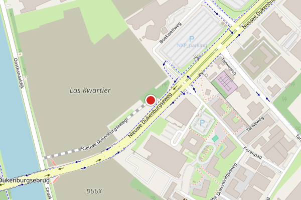 Brandweer-melding op Nieuwe Dukenburgseweg, Nijmegen op 20 juli, kaart-overzicht