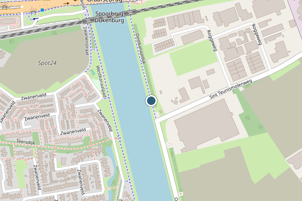Politie-melding op Oostkanaaldijk, Nijmegen op 22 juli, kaart-overzicht