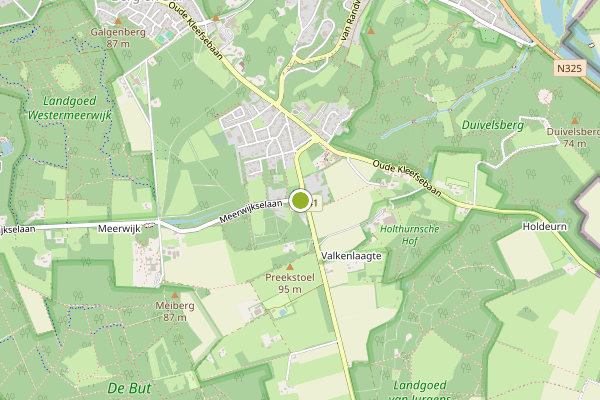 Ambulance-melding op Berg en Dal op 31 juli, kaart-overzicht