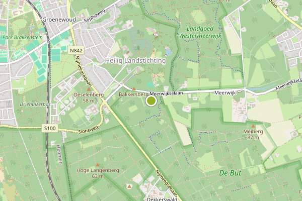 Ambulance-melding op Heilig Landstichting op 2 augustus, kaart-overzicht