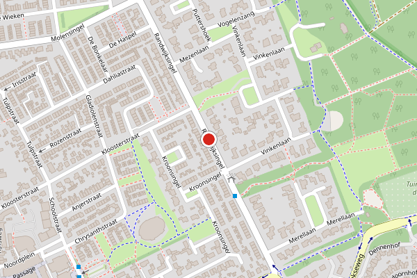 Brandweer-melding op Randwijksingel, Malden op 3 augustus, kaart-overzicht