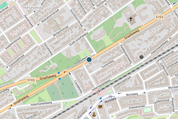 Politie-melding op Graafseweg, Nijmegen op 3 augustus, kaart-overzicht