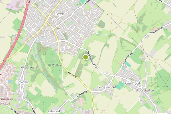Ambulance-melding op Beek op 3 augustus, kaart-overzicht