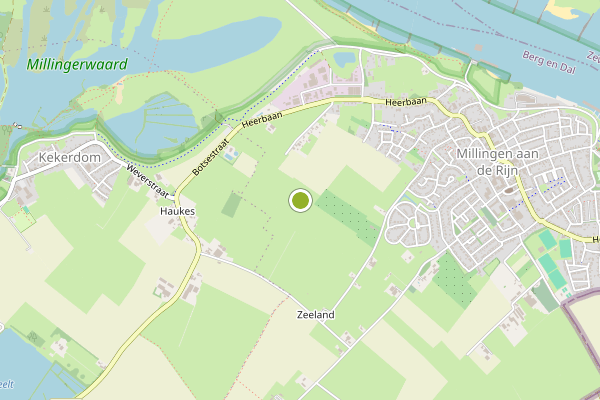 Ambulance-melding op Millingen aan de Rijn op 5 augustus, kaart-overzicht