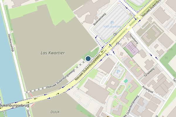 Politie-melding op Nieuwe Dukenburgseweg, Nijmegen op 7 augustus, kaart-overzicht