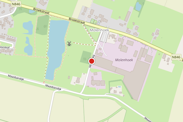 Brandweer-melding op Molenweg, Nederasselt op 31 mei, kaart-overzicht
