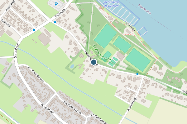 Politie-melding op Heikantseweg, Middelaar op 8 juni, kaart-overzicht