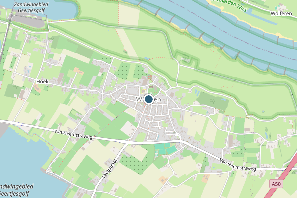 Politie-melding op Winssen op 11 juni, kaart-overzicht