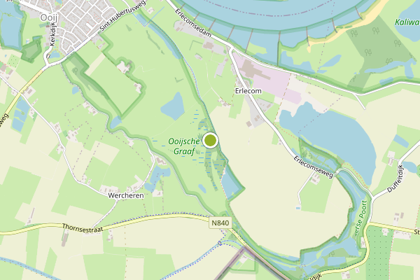Ambulance-melding op Erlecom op 19 juni, kaart-overzicht