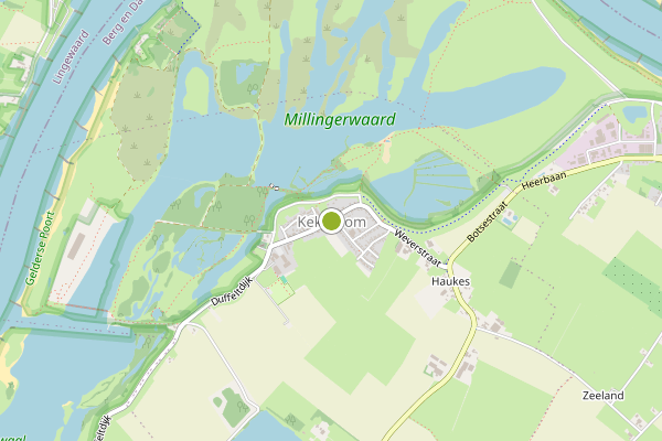 Ambulance-melding op Kekerdom op 22 juni, kaart-overzicht