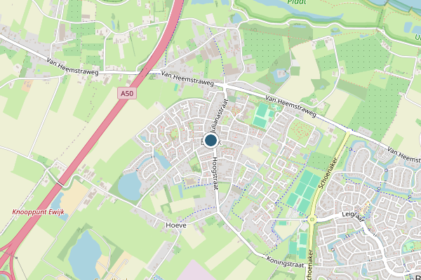 Politie-melding op Ewijk op 22 juni, kaart-overzicht