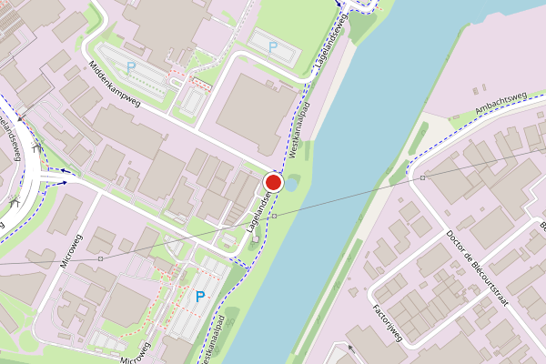 Brandweer-melding op Lagelandseweg, Nijmegen op 24 juni, kaart-overzicht