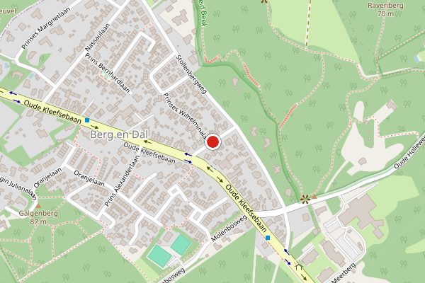 Brandweer-melding op Prins Hendriklaan, Berg en Dal op 26 juni, kaart-overzicht