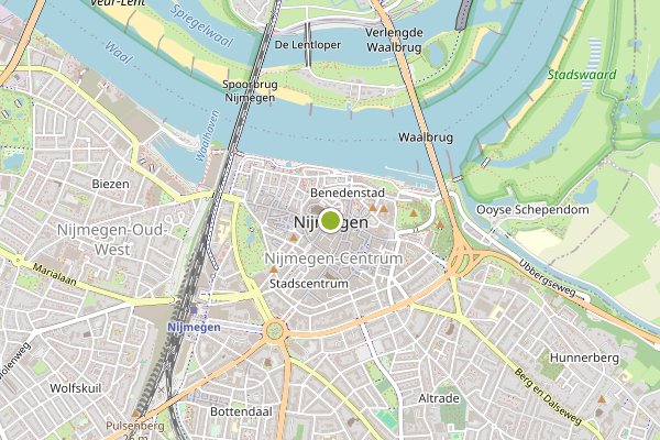 Ambulance-melding op Nijmegen op 27 juni, kaart-overzicht