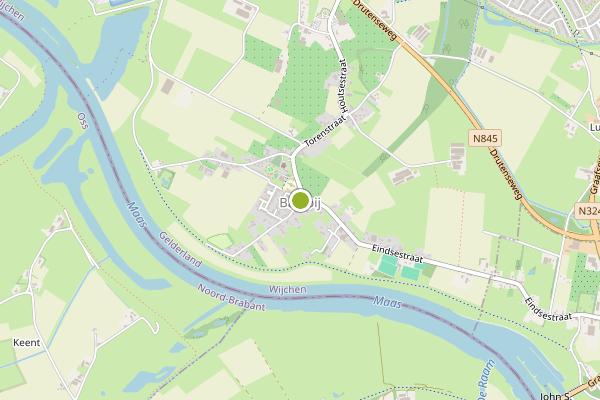 Ambulance-melding op Balgoij op 27 juni, kaart-overzicht